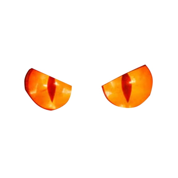 Luminous Cat Eye Ornamnet Glow In The Dark Halloween Centerpiece Decor Spooky Eye Prop for Party Yard Window Decor Light Up Festive
