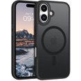 thumbnail image 1 of [PST] Étui pour iPhone 16 Plus, Étui Arrière Hybride en Silicone Mat avec Aimant (Compatible MagSafe), 1 of 5