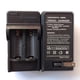 thumbnail image 4 of De Batería Negro Dos Ranuras De Carga Plástico Durable Enchufe De Ee. Uu. Compacto Portátil Práctico Fácil Operación Conveniente Caja De Batería Recargable Con Luz Indicadora 16340 Cargador Scienceny HA013923-00, 4 of 6