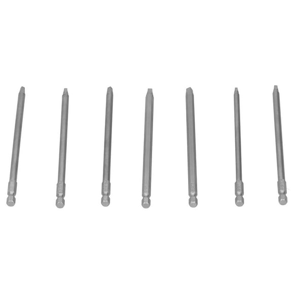 Screwdriver Bit, Square Screwdriver Bit, High Hardness 150mm 7Pcs For Industry Hardware Home Tool