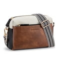 thumbnail image 1 of Bolso bandolera BOSTANTEN pequeño con triple cremallera para teléfono móvil, marrón, 1 of 7