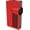 Red Polished & Black Matte, variant on Lotus Orion Cigar Lighter with Double Torch Flames, Single Action Ignition, All Metal Housing, Integrated Cigar Punch