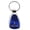 Blue, variant on Lincoln Nautilus Teardrop Key Chain (Silver)