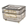 thumbnail image 4 of veasfak Router Organizer Wire Cable Storage Case for Living Room Office Game 2 Tier, 4 of 9