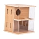thumbnail image 2 of Casa de madera para hámster, escondite, hábitat, decoración, 2 , accesorios, divertido nido, descanso, juguete, cabaña para hámsteres sirios,, 2 of 9