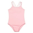 thumbnail image 4 of iEFiEL Kids Girls Spaghetti Strap Ballet Dance Leotard,Sizes 3-14 Pink 5-6, 4 of 7