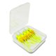 thumbnail image 1 of 5 señuelos de pesca con mosca, cebos para moscas con caja, ligeros, impermeables, artificiales. amarillo fluorescente, 1 of 8