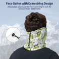 thumbnail image 4 of Neck Gaiter Bandana Face Mask - Funny Frogs dancing camera cute Breathable Sun Wind-Proof Face Cover Scarf for Men Women, 4 of 7