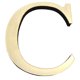 thumbnail image 1 of Arte Pared Alphabet Gold English Letters Pegatinas 3D Mirror Acrílico+Eva (C), 1 of 9