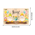 thumbnail image 3 of Weloille Easter Area Rug 1Pc, Cartoon Rabbit Egg Pattern Non-Slip Carpet, Soft Washable Absorbent Decorative Mat for Living Room Bedroom Entryway Easter Home Decor, 3 of 6