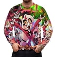 thumbnail image 3 of Hazbin Hotel Unisex Pullover Hoodie Fashion Round Neck Sweatshirts Sweater For Mens Womens, 3 of 6