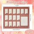 thumbnail image 2 of 1Set Wood School Picture Frames K-12 Collage Photo Display Frame Rosy Brown Graduation Photo Collage Wall Hanging Personalized Wooden Grades, 2 of 9