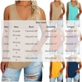 thumbnail image 7 of Womens Tank Tops Workout Tees Spring Summer Clothes V-neck Plus Size Fashionable Loose And Comfortable Casual Top T-shirt (Size:XL-5XL), 7 of 7