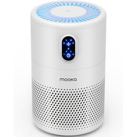 Airo Comfort Air Purifier for Large Rooms – Up to 1076 sq.ft. with H13 True HEPA Filter, Odor Removal, and Night Light