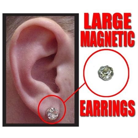 Private Island 12 Pack Large Diamond Stud Magnetic Earrings 12 Pack Large Diamond Stud Magnetic Earrings