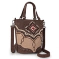 thumbnail image 4 of Montana West Bucket Crossbody Bag for Women Western Aztec Embroidered Purses, Coffee, 4 of 7