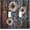 Country Rustic Flower Floral Daisy, variant on Rustic White Brown Wood Plank Light Switch Cover, 1 Gang Jumbo Rocker/GFCI Wall Plate for Home Decor