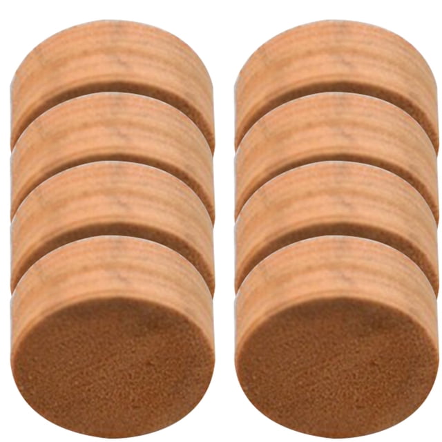 RUNROTOO 8 Pcs Coussinets en Liège pour Trompette Bois Kaki pour Réparation d'Instruments
