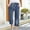 Navy, variant on Elvqul Womens Cotton Capris Stretchy Plus Size Capris for Women Pockets Drawstring Floral Print Navy M