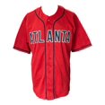thumbnail image 3 of Ronald Acuna Jr Signed Custom Red Pro-Style Baseball Jersey JSA ITP, 3 of 4
