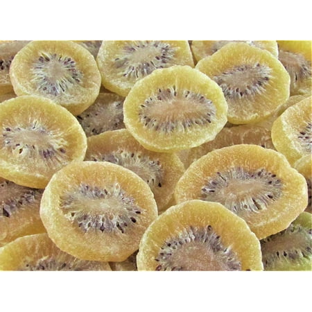 Dried Kiwi Slices by Its Delish, 5 lbs Bulk Low Sugar - No Color Added - Sweet Dried Kiwi Fruit