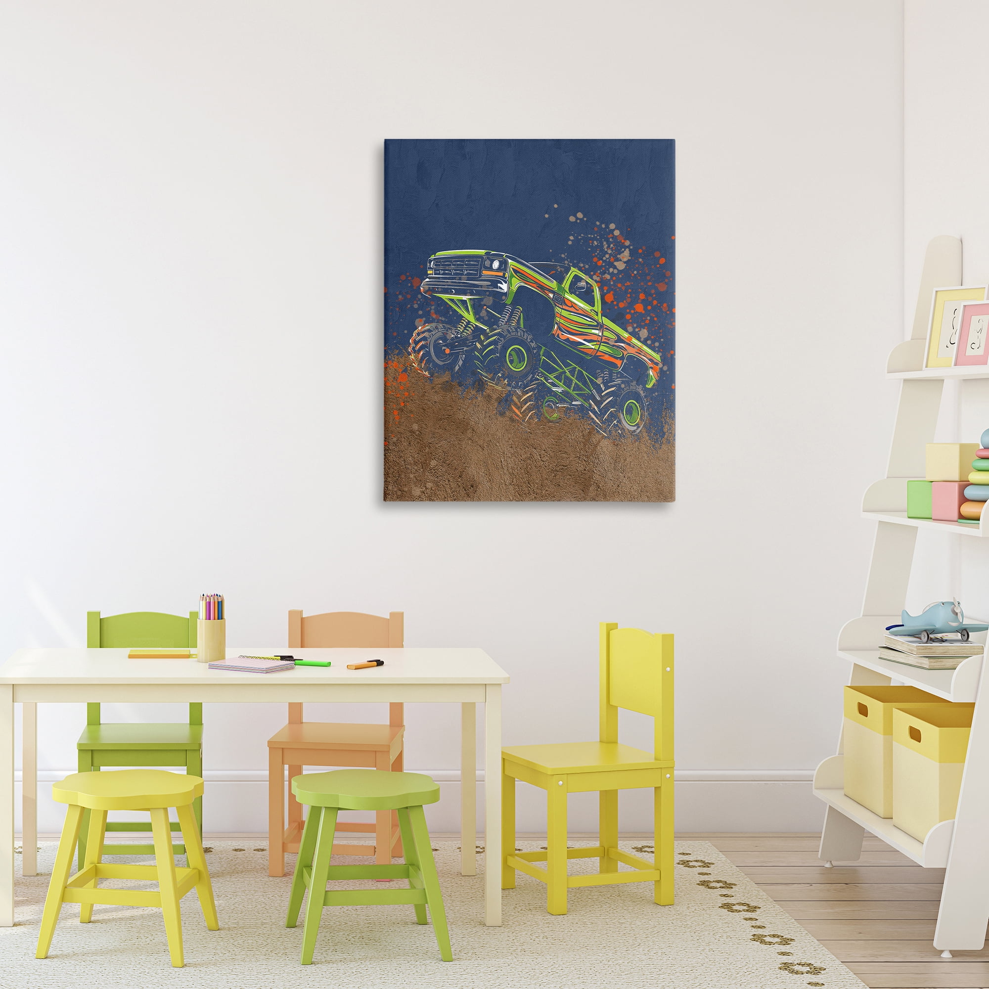My Jam Truck Adventure Canvas Wall Art, design by Kim Allen