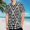 thumbnail image 5 of High Quality Hawaiian Shirts for Men Short Sleeve Aloha Beach Shirt Floral Summer Casual Button Down Shirts Blouses RHLOV3, 5 of 7