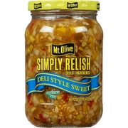 Mt. Olive Simply Relish Deli Style Sweet, 16.0 FL OZ