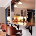 thumbnail image 6 of Ekena Millwork 2"W x 12"D x 15"H Damon Wrought Iron Bracket, (Triple center brace) (4-Pack), 6 of 7