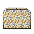 thumbnail image 2 of Goofa Autumn Pumpkins Blooms Print Toaster Cover 4 Slice, Four Slice Bread Machine Cover Quilted Toaster Covers Bread Maker Cover Kitchen Appliance Cover, 2 of 7