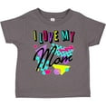 thumbnail image 3 of Inktastic I Love My Mom 80s Retro Style Boys or Girls Toddler T-Shirt, 3 of 5