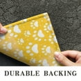 thumbnail image 6 of Yellow Dog Paw Footprint Door Rugs,Washable Non Slip Door Mats Indoor,Decorative Door Mats,Entry Mat Indoor for Entrance,Bedroom,Kitchen,Bathroom,17"x30", 6 of 6