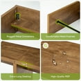 thumbnail image 5 of Tribesigns 78.74" Extra Long Bar Table, Narrow High Top Table with Footrest for Kitchen, Living Room, Dining Room, 5 of 6