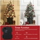 thumbnail image 4 of Towallmark Árbol de Navidad Preiluminado de 3 Pies, Mini Árbol de Navidad con 78 Luces Led, Pequeño Árbol de Navidad Artificial de Mesa para Decoraciones Navideñas en Interiores y Exteriores, 4 of 11