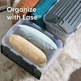 thumbnail image 5 of Superio Clear Storage Box with Lid, Plastic Container Bin for Organizing, Stackable Crate, BPA Free, Non Toxic, Odor Free, Organizers, 19 Quart (Bin with Hinged Lids, 17"x11.65"x8.75), 5 of 7
