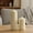 Cream White S+L, variant on Cream White Ribbed Pillar Candles-Natural Soy Wax Unscented,Non-Toxic,Smokeless Large Candle-2.8" x8.3 Inch Aesthetic Modern Candles for Home Decor,Dinner Table,Living Room,Housewarming Gift