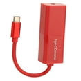 thumbnail image 1 of Adaptador De CC A USB C, 65W PD Adaptador De CC A USB C Para Teléfonos Móviles ANGGREK Rojo, 1 of 8
