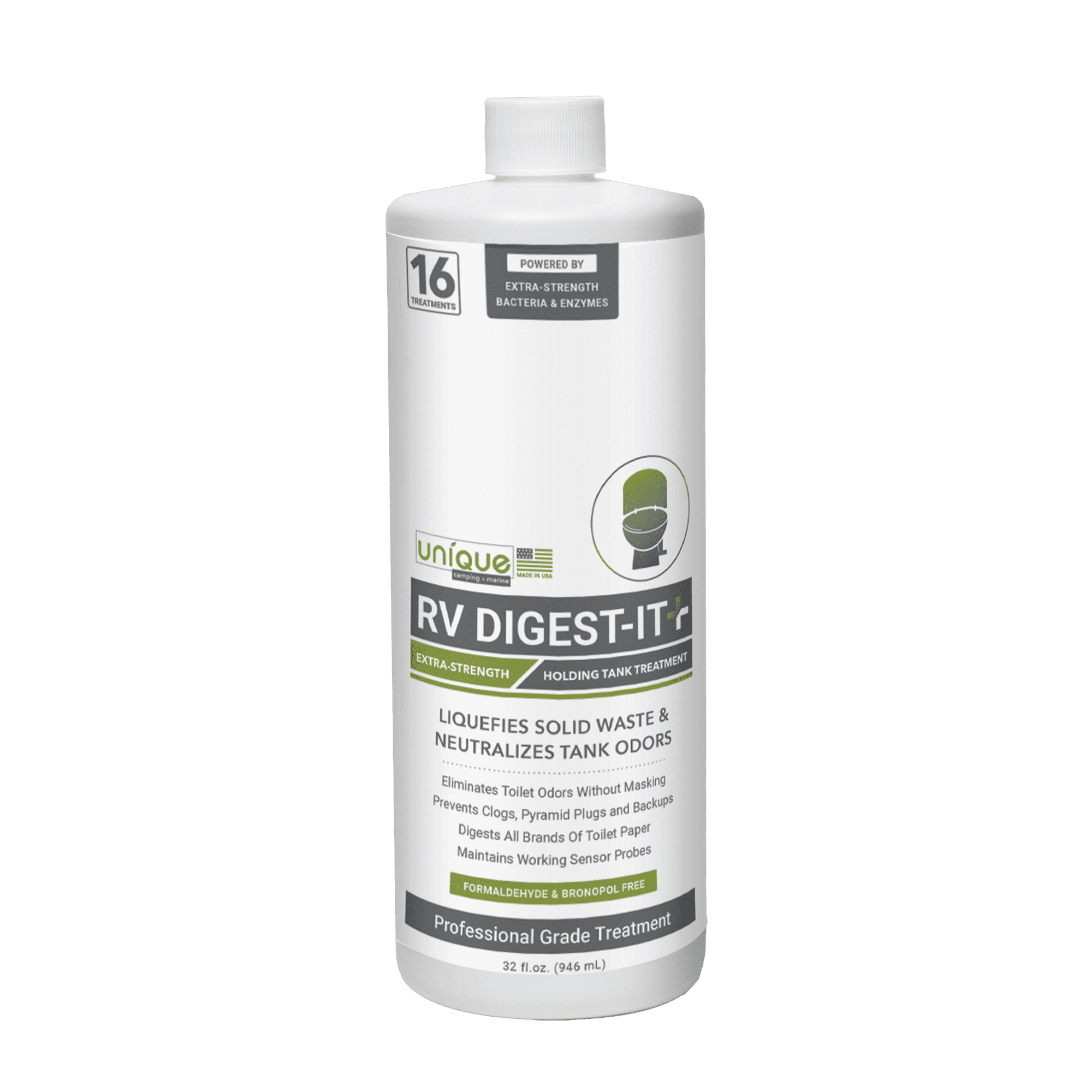 Unique RV DigestIt Plus, 10x Stronger, ExtraStrength Black Water Tank