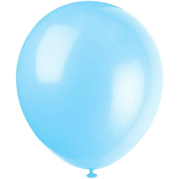 Latex Balloons, Baby Blue, 9in, 20ct