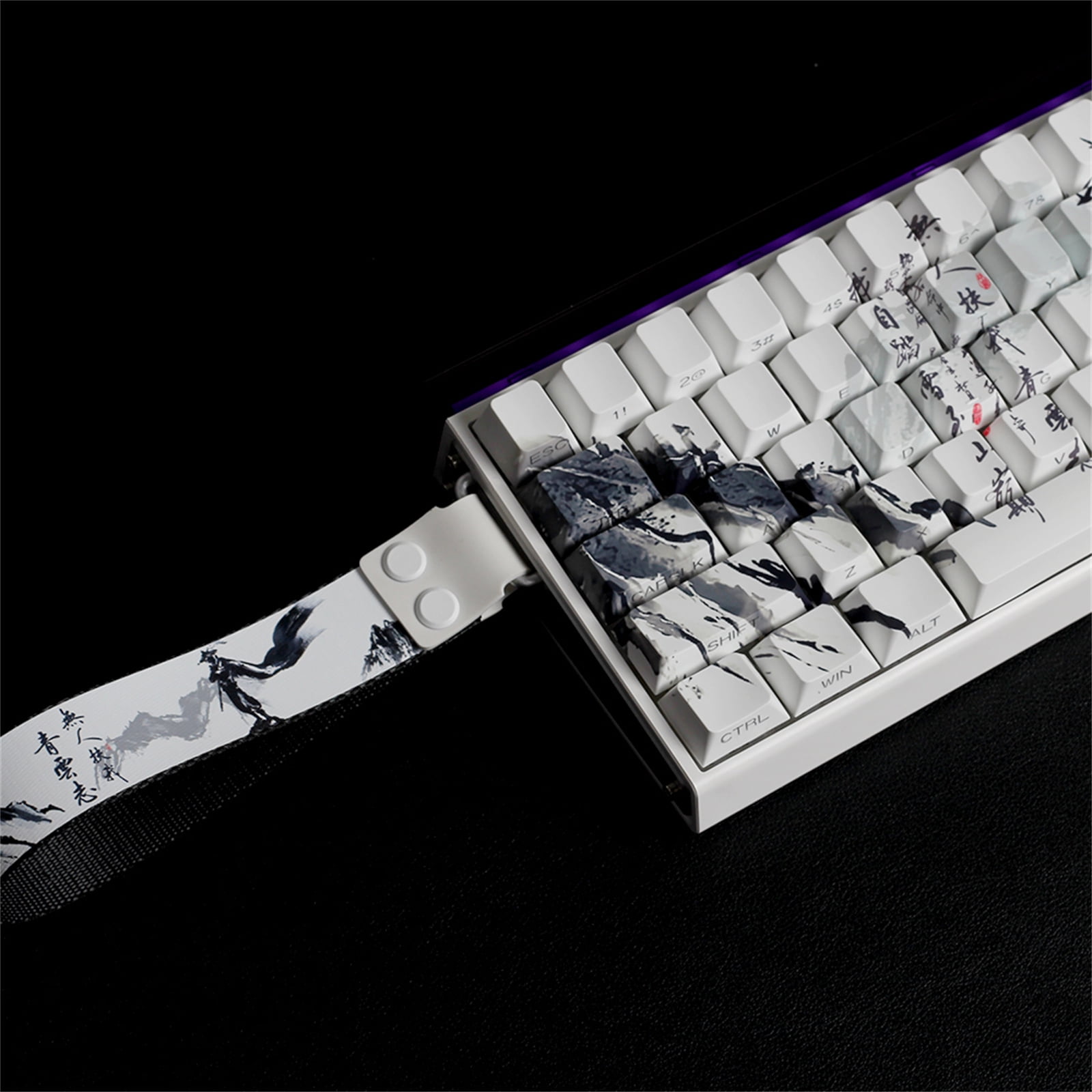 PBTs Keycaps Original Profile Dyes Sublimations Side Printing Keycaps For 60% 68% Mechanical Keyboards