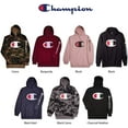 thumbnail image 4 of Champion Hoodie Men Big and Tall Hoodies for Men Pullover Sweatshirt Blush XLT, 4 of 7