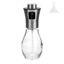 Clearance! Jwdx Bottle, Oil Bottle Promotion, 200Ml Glass Stainless Steel Cooking Oil Spray Cooking Oil Rapeseed Oil Spray Used In Multiple Venues Silver