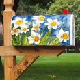 thumbnail image 6 of Narcissus Floral Decoration Mailbox Cover with Magnetic Strip Spring Summer Mailbox Wraps Post Letter Box Cover Standard Size 21" X 18" for Garden Outdoor Yard Decor, 6 of 6