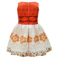 thumbnail image 2 of Girls Moana Costume Dress Sleeveless Halloween Princess Casual Beach Sundress, 2 of 7