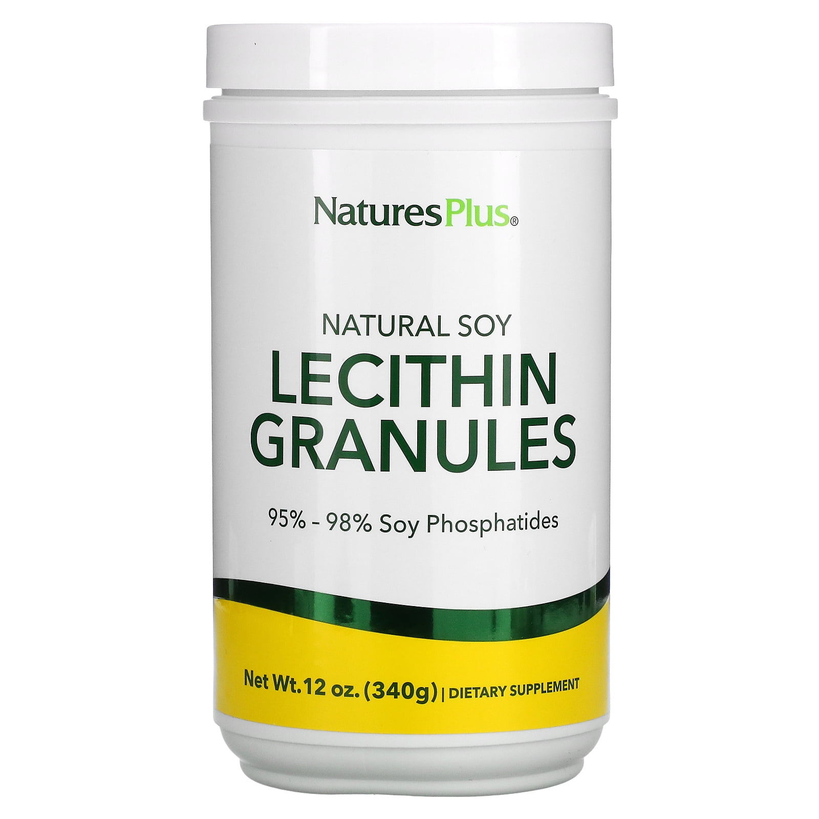 Nature's Plus Natural Soy Lecithin Granules, 12 oz (340 g)
