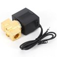 thumbnail image 3 of 1/4in AC Brass Electric Solenoid Pneumatic Valve NPT Air Gas Water N/C 110-120V Electric Solenoid Valve, 3 of 14