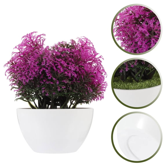 Baluue Artificial Flower in Pot Decorative Plant for Living Room, Office, Home, Desk, and Indoor Display