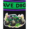 thumbnail image 5 of Gorro de invierno Monster Jam Grave Digger Green para niños pequeños, 5 of 5