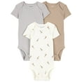 thumbnail image 2 of Carter's Child of Mine Baby Unisex Bodysuits, 6-Piece, Sizes Preemie-18 Months, 2 of 10