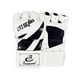 thumbnail image 4 of Guantes de mma Medio Hombres Mujeres Sparring Grappling Open Palm Cuero de PU Taekwondo Protector de manos Guantes de kickboxing Guantes de boxeo Blanco negro DYNWAVEMX Guantes de boxeo, 4 of 8